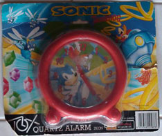 Old 1991 Sonic Quartz Analog Alarm Clock