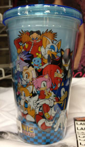 Group Charachter Pic Plastic Tumbler Glass