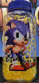 Just Funky Plastic Rings Sonic Bottle Pixel