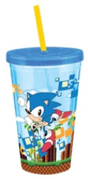 18 oz Lidded Plastic Drink Cup