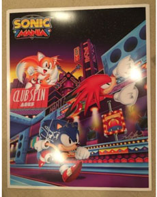 Sonic Mania SXSW Exclusive Poster
