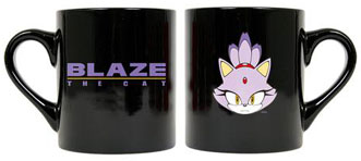 Blaze the Cat Black Mug