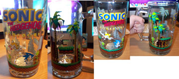 Giant Glass Mug Sonic Green Hill Theme
