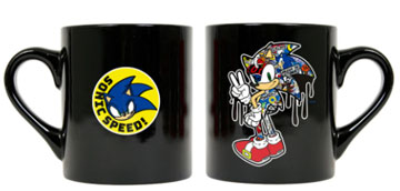 Sonic Speed Graffiti Deck Mug Black