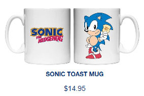 Sonic Toast Ceramic Mug White