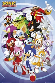 Multiple character group shot poster