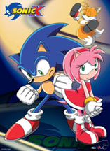 Sonic Amy Tails X Wall Scroll