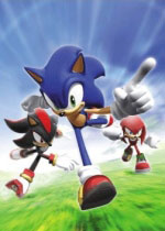Sonic Shadow Knuckles Running Poster