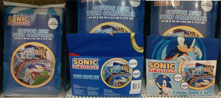 Target Sonic bed items MIP photo