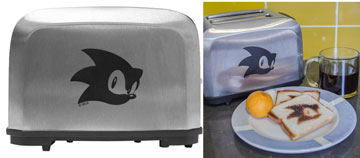 Sonic the Hedgehog Toaster Toast