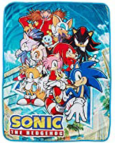 Big Group GE Microfiber Sonic Characters Blanket