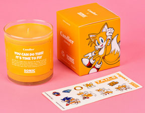 Tails Candier Candle Box Stickers