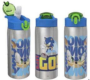 ZAK Insulated Metal Let's Go Sonic Thermos