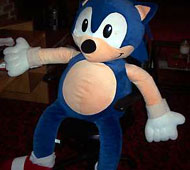4ft Giant Sonic Best Buy Prize Doll