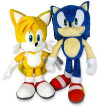 12 inch size Sonic & Tails Modern Style