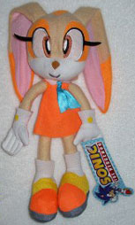 Kelly toy Cream rabbit & her tag