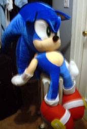 Toy Network big 4ft Sonic doll photo
