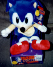Talking Sonic Plush with box