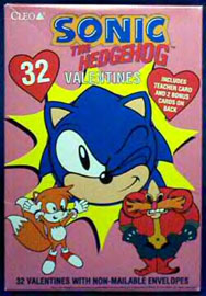 Sonic valentines day classroom school cards box