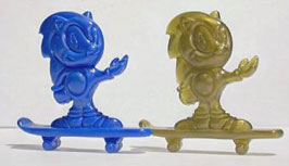 Blue & Gold Sonic Cereal Toys