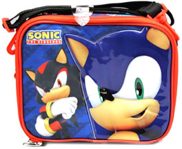 Glossy Sonic & Shadow soft lunch tote
