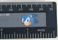 Sonic face ruler detail