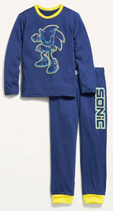 Old Navy Gender Neutral Pajama Sonic 2 Pc
