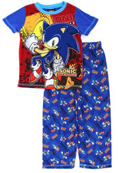 Sonic Kids Pajama 2 Piece Pants Set 2015