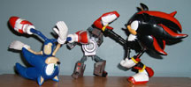 Sonic & Shadow fight an alarm clock