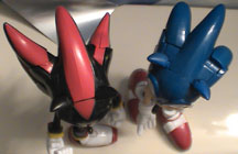Top Down View Sonic Shadow Spikes