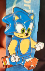 Lego Booth SDCC 2023 Pin Sonic