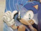 Cell-Shaded Close-up Sonic