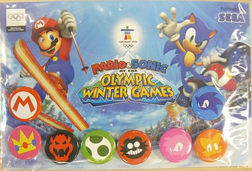 Mario & Sonic Pin Button Selection Pack