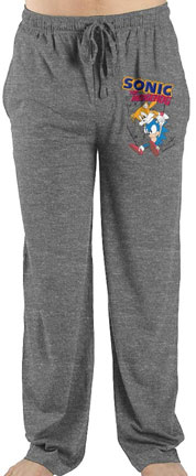 Adult Size Gray Sonic Tails Sweat Pants
