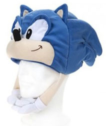 Arm Strap Wacky Plush Sonic Head Hat