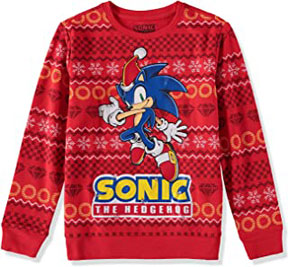 Light Up Sonic Sweater Christmas Holiday