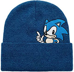 Peekaboo Beanie Cap Hat Sonic