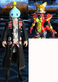 PSO2 Chao & Tails Mask Items