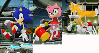 Phantasy Star Online 2 Sonic Tails Amy