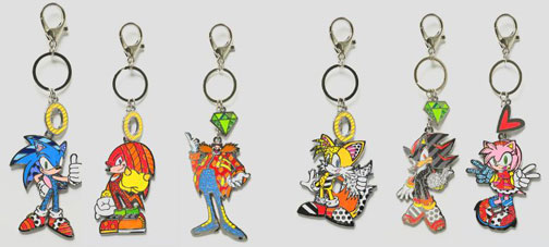 Britto Key Chains Metal Set 6