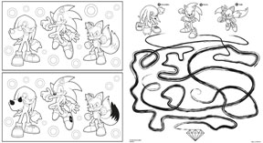 UK McDonalds Happy Meal Coloring
