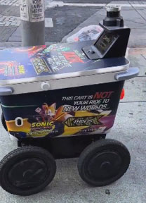 Delivery Robot Ad Wrap
