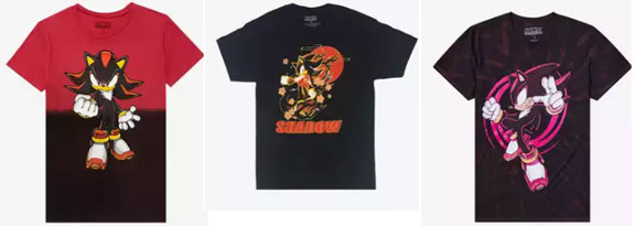 Hot Topic 3 Shadow Tees 2024