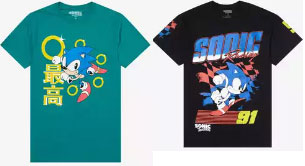 Racing Icon and Japan Letter Hot Topic Shirts