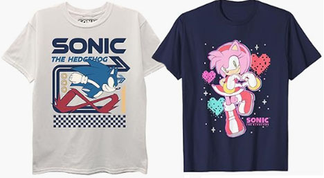 Figure 8 Sonic &&nbsp;Amy Valentine Shirts