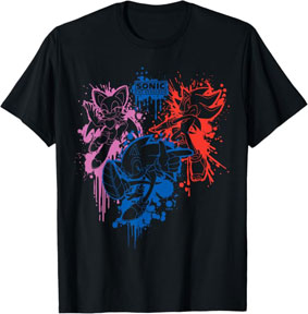 Spray Paint Shirt Trio Amazon Black