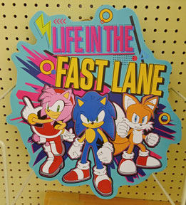 Life in the Fast Lane Shape Sign