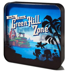 Green Hill Zone Acrylic Desk Lamp