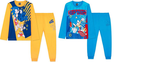 Yellow & Blue Sonic Loungewear Sets
