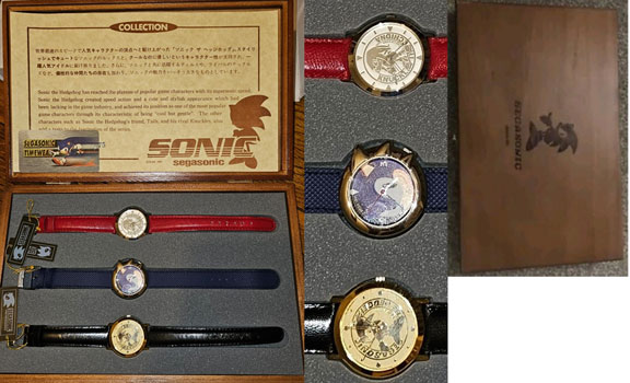 Wooden Box 3 Watches Set 1991